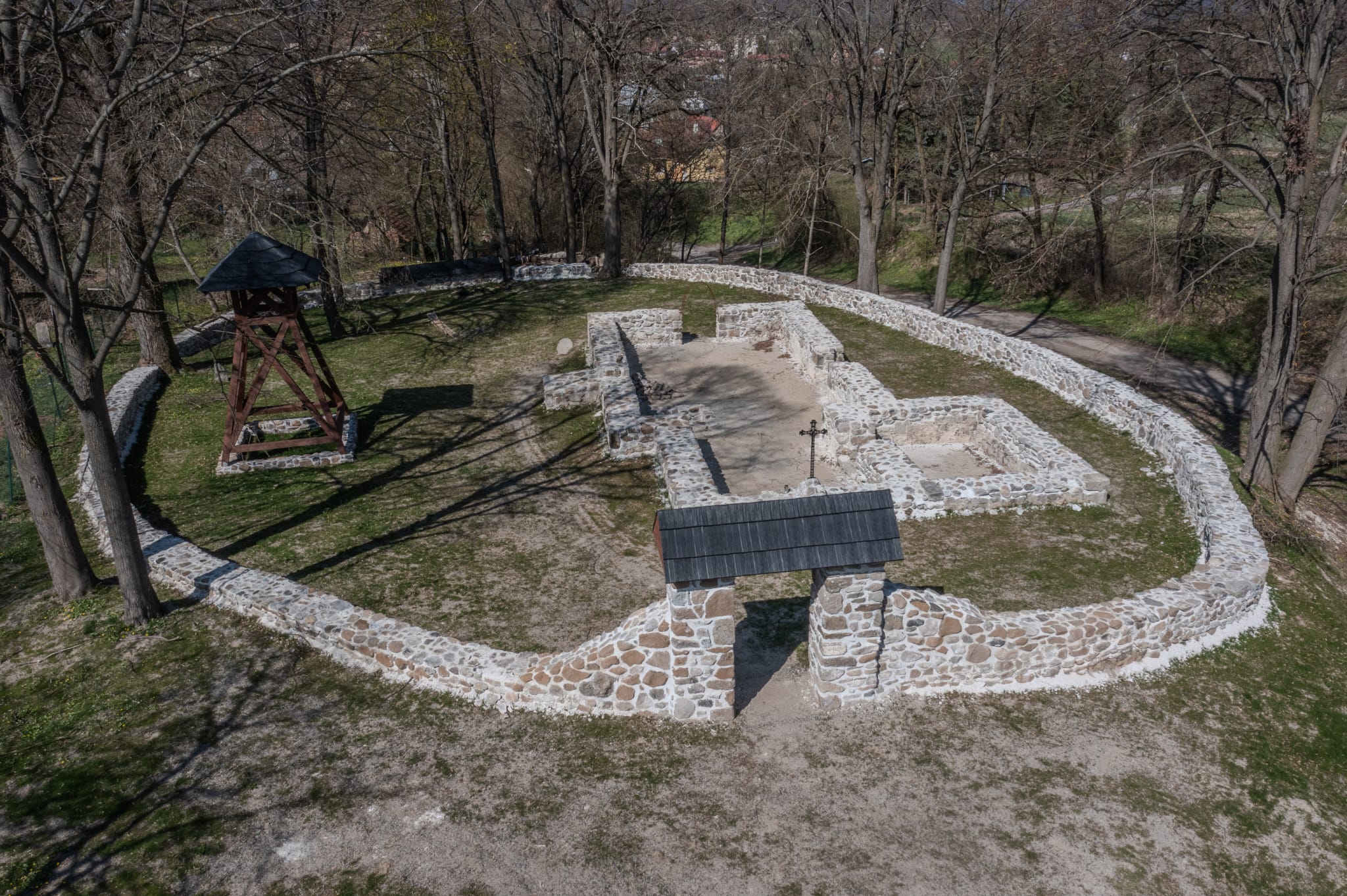 Pohľad na kostolík zhora